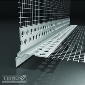 Profil coltar cu picurator (cioc) tencuibil partial