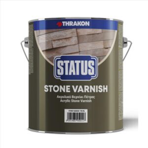 Lac acrilic pentru piatra, transparent STATUS STONE VARNISH