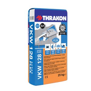 Adeziv super flexibil pentru placari ceramice si din piatra naturala VKW 128 FIBER POWER C2TE-S1 25 kg