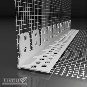 Profil bolta PVC cu plasa, 2,5 m/buc