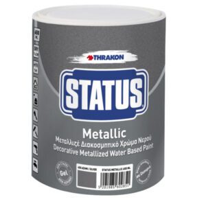 Vopsea metalizata pe baza de apa STATUS METALLIC 650 ml