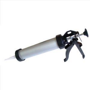 Pistol pentru mastic, carcasa din aluminiu