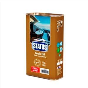 Ulei pentru intretinerea lemnului, aditivat cu ceara, Status Teak Oil 750ml