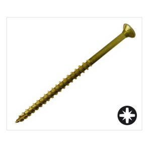 Surub pentru lemn, filetat partial, cap inecat, Reisser