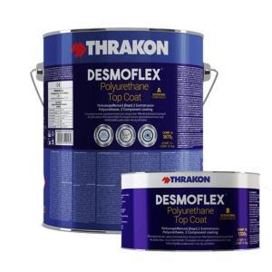 Hidroizolatie poliuretanica alifatica bicomponenta rezistenta la UV DESMOFLEX TOP COAT 6 kg