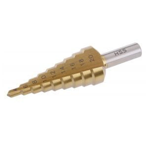 Burghiu in 9 trepte 4-20mm HSS TiN