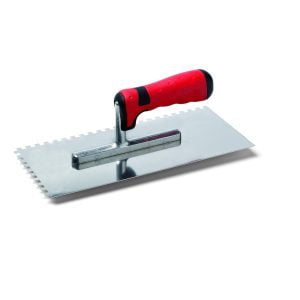 Gletiera dintata din otel inoxidabil maner ergonomic STAN KARO "2K" 28 x 13cm