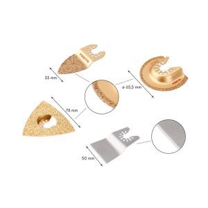 Set accesorii multitool FESTA 4 buc