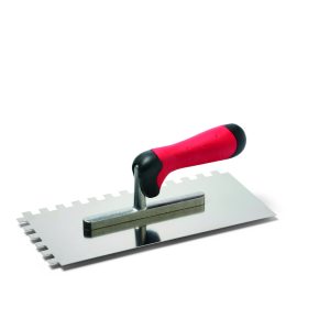 Gletiera dintata din otel inoxidabil maner ergonomic STAN KARO "2K" 28 x 13cm PRO