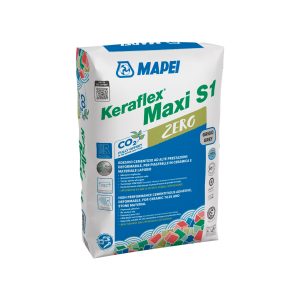 Adeziv flexibil pentru placari ceramice si din piatra Keraflex Maxi ZERO C2TES1 25 kg